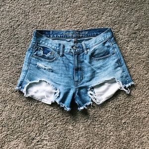 American Eagle High-Waisted Jean Shorts